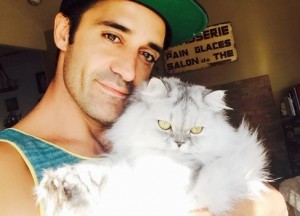 Gilles Marini and Penelope Men are Cat People Too